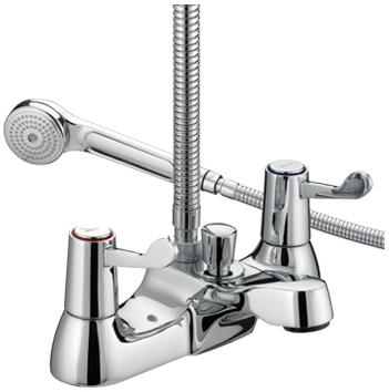 Bristan Value Lever Bath Shower Mixer (6inch - 152mm) - VAL BSM C 6 CD - VALBSMC6CD